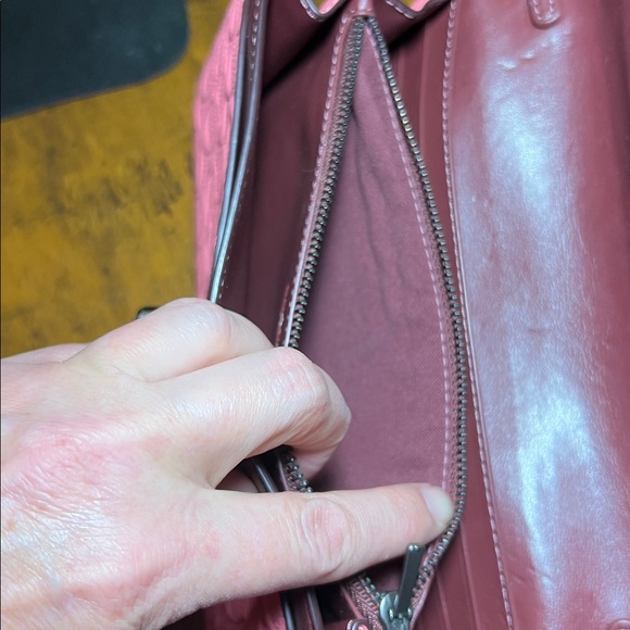 Coach embossed signature Pink Leather Crossbody Bag - Picture 5 of 5